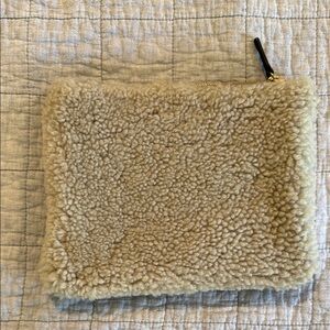 Theory Fuzzy Grey Purse (without strap)